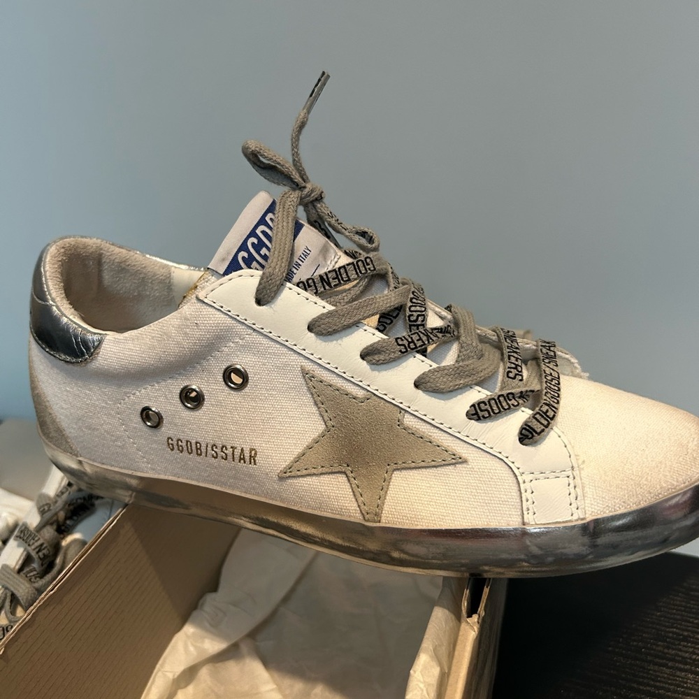 Golden Goose Super Star CANVAS  sneaker. Size 39 w/ box